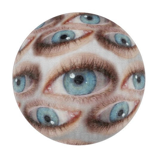 Psychedelisch gezichtsvermogen: Abstracte oogillus Snijplank (Voorkant)