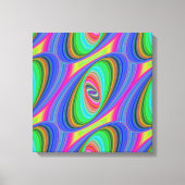 psychedelisch hypnose verpakt canvas (Voorkant)