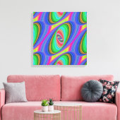 psychedelisch hypnose verpakt canvas (Insitu (Woonkamer))