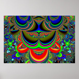 psychedelisch inkblot poster