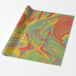 Psychedelisch inpakpapier