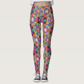 psychedelisch leggings (Voorkant)