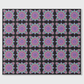 Psychedelisch mandala cadeaupapier (Vlak)