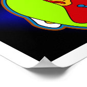 psychedelisch muziekposter VAN 8.99 Poster (Hoek)