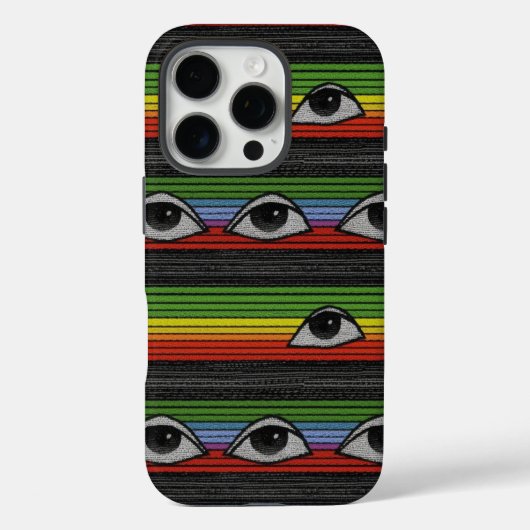 Psychedelisch oogpatroon Case-Mate iPhone case (Achterkant)