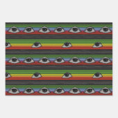 Psychedelisch oogpatroon inpakpapier vel (Voorkant 2)