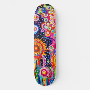 Psychedelisch Patroon Skateboard