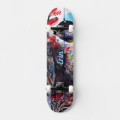 Psychedelisch skateboarddek skateboard (Voorkant)