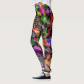 psychedelisch spiraalmozaïek leggings (Links)
