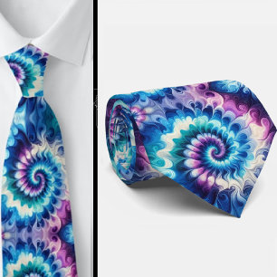 Psychedelisch Tie-Dye Patroon Stropdas