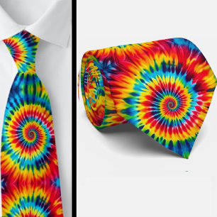 Psychedelisch Tie-Dye Patroon Stropdas