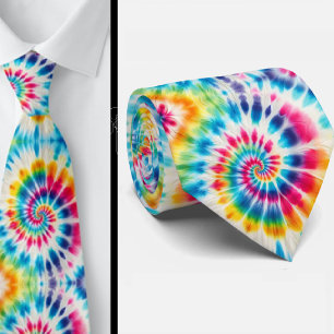 Psychedelisch Tie-Dye Patroon Stropdas
