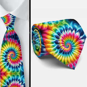 Psychedelisch Tie-Dye Patroon Stropdas