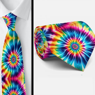 Psychedelisch Tie-Dye Patroon Stropdas