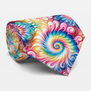 Psychedelisch Tie-Dye Patroon Stropdas
