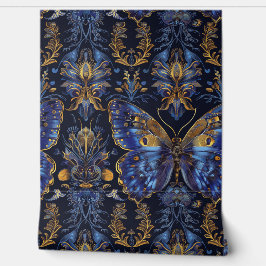 Psychedelisch vliegtapijt botanisch behang