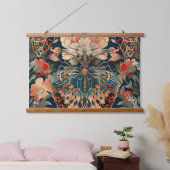 Psychedelisch vliegtapijt botanisch hangend wandkleed (Slaapkamer)