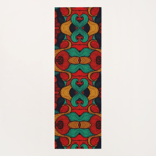 psychedelisch yogamat (Achterkant)