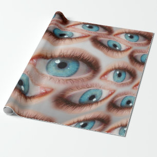 Psychedelische abstracte achtergrond van vervormd cadeaupapier