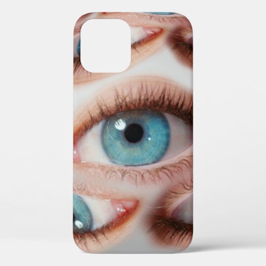 Psychedelische abstracte achtergrond van vervormd Case-Mate iPhone case (Achterkant)