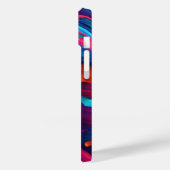 Psychedelische Abstracte kleurrijke verfstreken Case-Mate iPhone Case (Achterkant / Links)