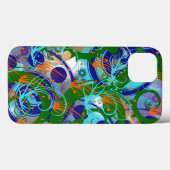 Psychedelische Abstracte Kunst Case-Mate iPhone Case (Achterkant (horizontaal))