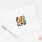 Psychedelische abstracte stickers (Envelop)