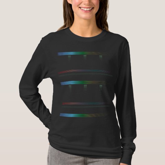 psychedelische achtergrond t-shirt (Voorkant)