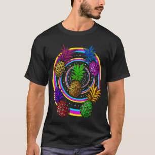 Psychedelische Ananassen T-shirt