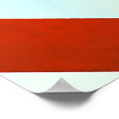 psychedelische barber-winkel afdrukken poster (Hoek)