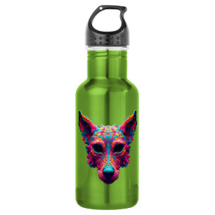 Psychedelische Beste Vriend - Hond Design T-shirt Waterfles