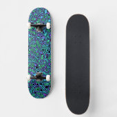 Psychedelische blobs skateboard (Voorkant)