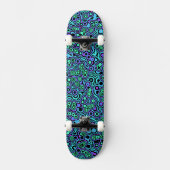 Psychedelische blobs skateboard (Voorkant)