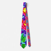psychedelische bloemen 5 stropdas (Voorkant)