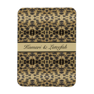 psychedelische cheeta, wild Afrika aanpasbaar Magneet