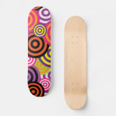 psychedelische cirkelskateboard skateboard (Voorkant)
