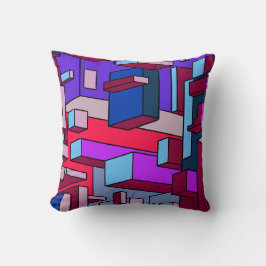 Psychedelische Colorway-Sierkussen Kussen