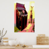 psychedelische decor Print (Keuken)