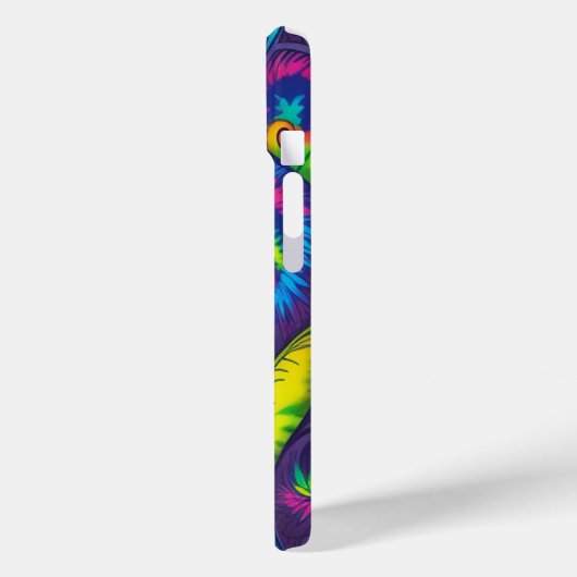 Psychedelische Draaikolk Regenboog Telefoonhoesje Case-Mate iPhone Case (Achterkant / Links)