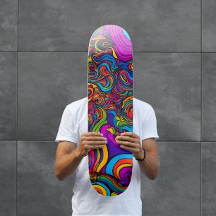 Psychedelische Draaikolk Skateboard