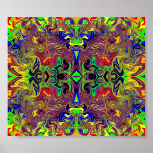 psychedelische dromen poster (Voorkant)