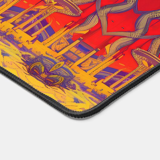 Psychedelische dromenland bureaumat (Hoek)