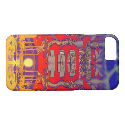 Psychedelische dromenland Case-Mate iPhone case (Achterkant (Horizontaal))