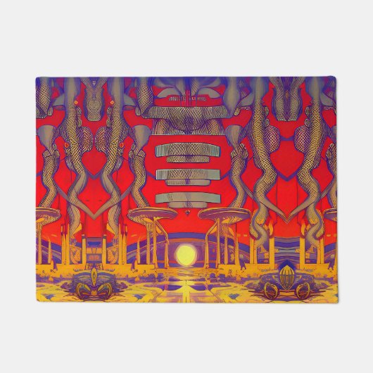 Psychedelische dromenland deurmat (Voorkant)