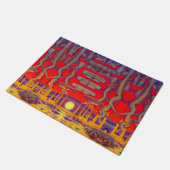 Psychedelische dromenland deurmat (Schuin)