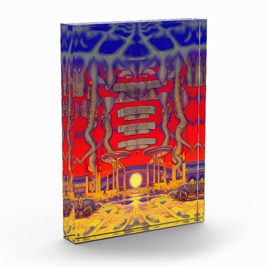 Psychedelische dromenland fotoblokken (Links)