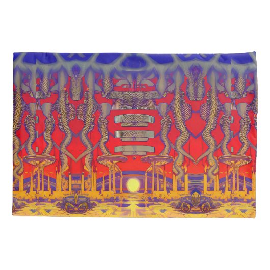 Psychedelische dromenland kussensloop (Achterkant)