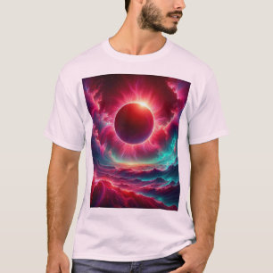 psychedelische eclips t-shirt
