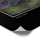 psychedelische eik poster (Hoek)