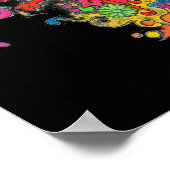 Psychedelische explosie poster (Hoek)